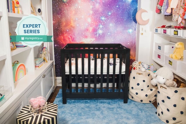Small-Space Nursery Solutions with Style to Spare, 50-sq.-ft. nursery, designed by Lisa Janvrin